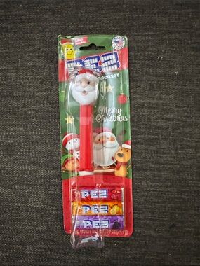 Vintage PEZ Santa Candy Dispenser - Red & White Christmas Design